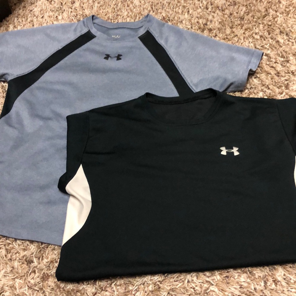 Bundle of boys UA T-shirts